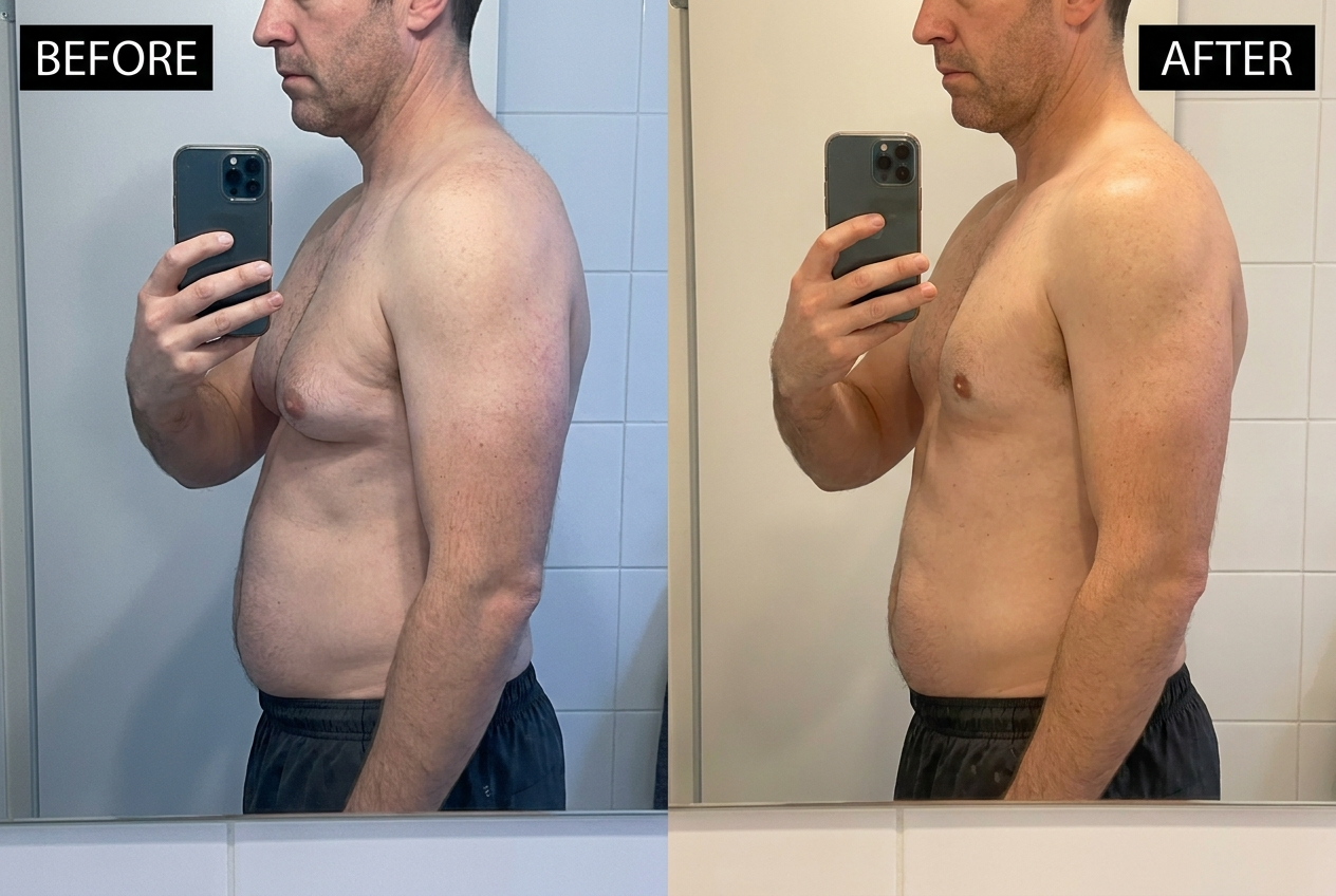 Marcus before and after Brixen Clear